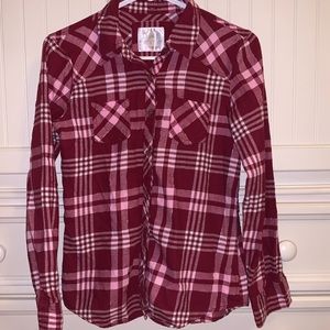 Girls red flannel